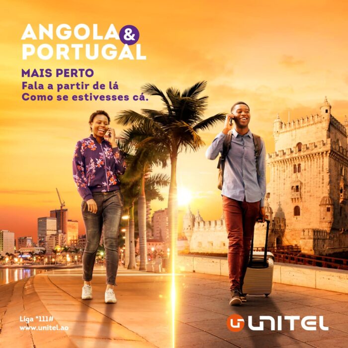 Roaming da Unitel para Portugal as chadas recebidas são grátis. Recebe: 60 minutos SMS para Angola 5G de internet.