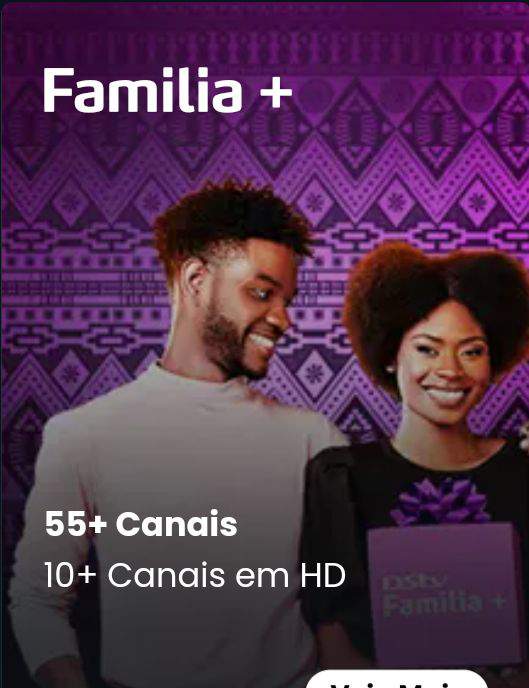 Se você está em busca do melhor, adira ao DStv Mega e deixa-se levar pelo melhor do entretenimento. Assista todos os filmes internacionais mais recentes, séries, reality shows e os maiores nomes do lifestyle e notícias. Não é só entretenimento sem fim - é uma experiência. canais de TV 55+ Canais HD 10  Canais de Áudio 56