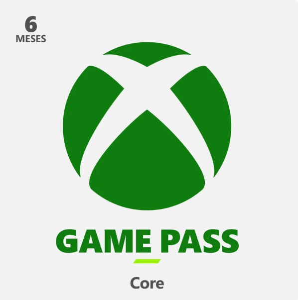 Cartão MICROSOFT Xbox game Pass Core 6M (Formato Digital)